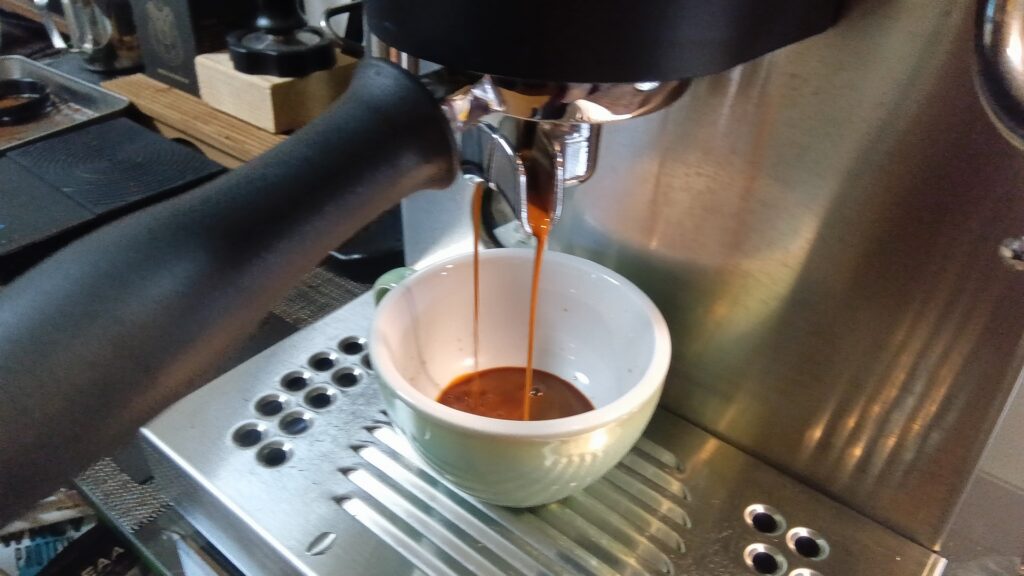 エスプレッソの抽出
